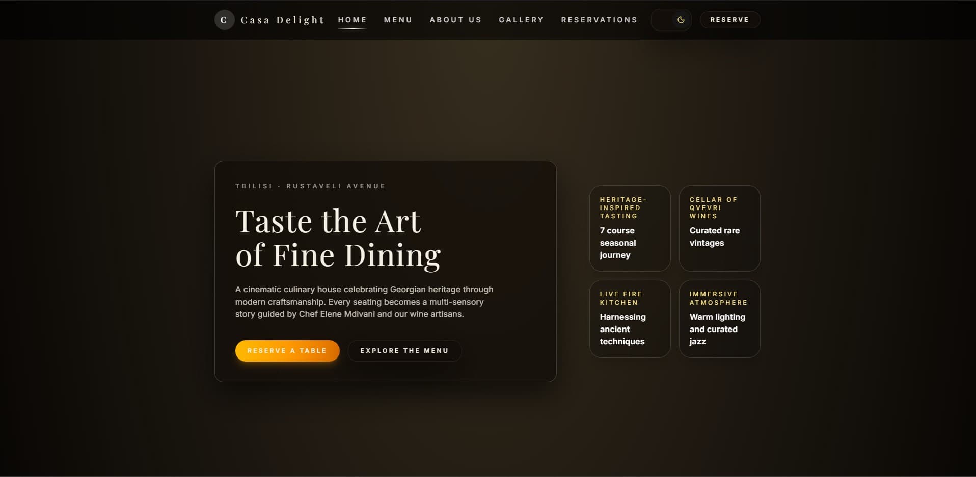 CaseDelight - მოდერნ თემატიკის რესტორანი - 1